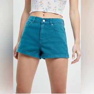 Pine Green PacSun Mom Shorts
